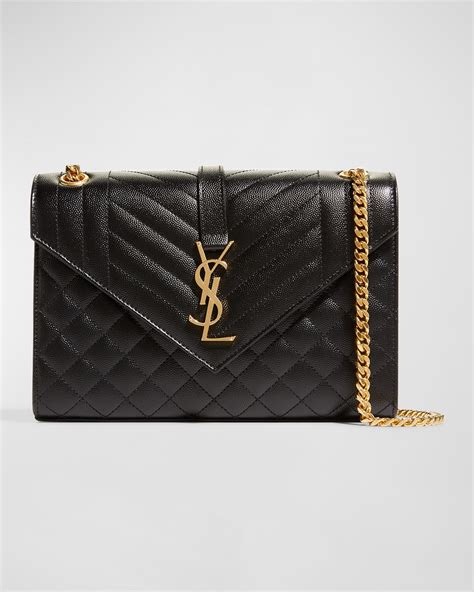 ysl tri quilt envelope bag.